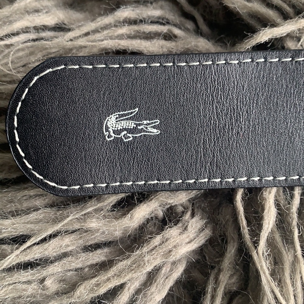 Lacoste NWOT leather belt